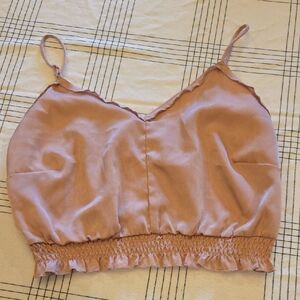 Fashion Nova Pink Satin Camisole